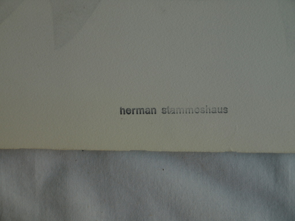 Herman Stammeshaus :  Houtsnede – Schildpad – 1974 – oplage 6 ex. kopen? Bied vanaf 25!