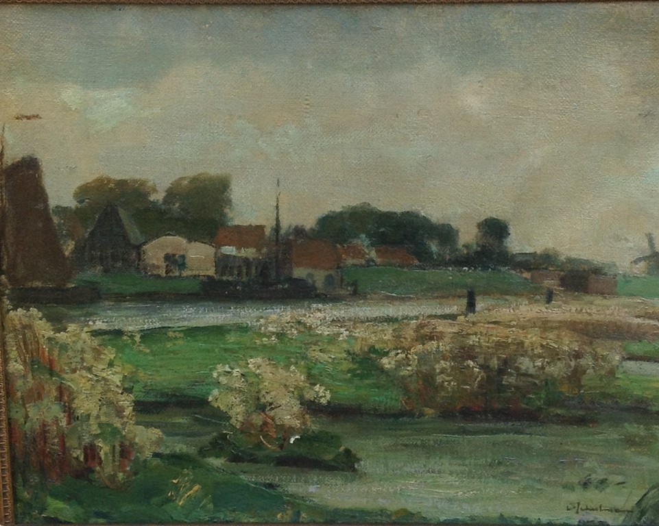 David Schulman, landschap  verkocht voor € 100!