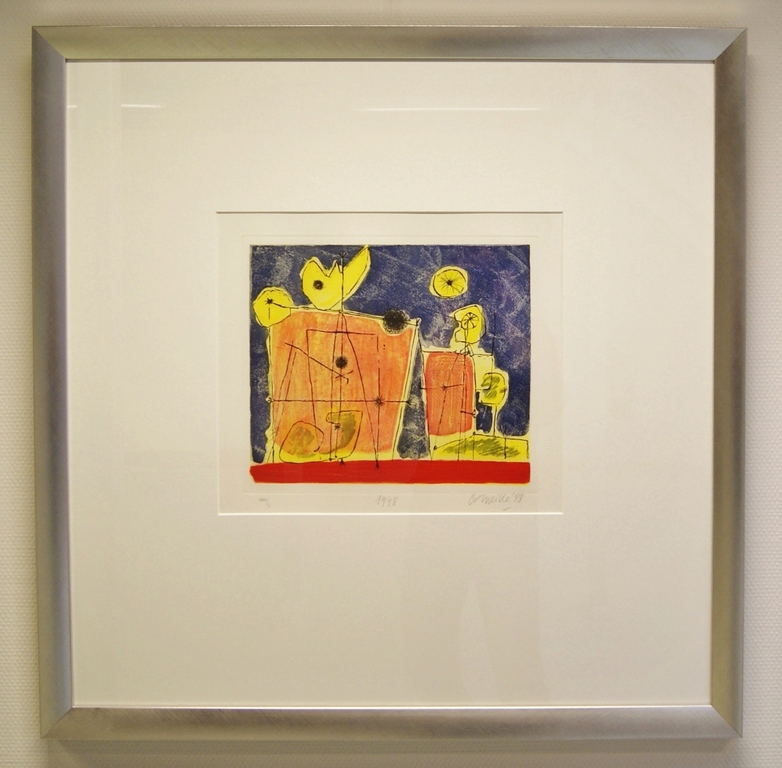 Corneille gesigneerde ets met aquatint 1948 - 1988  kopen? Bied vanaf 395!