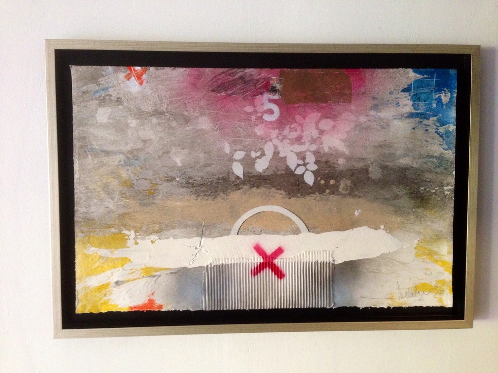 Theo koster, schilderij , traces 1 kopen? Bied vanaf 1!