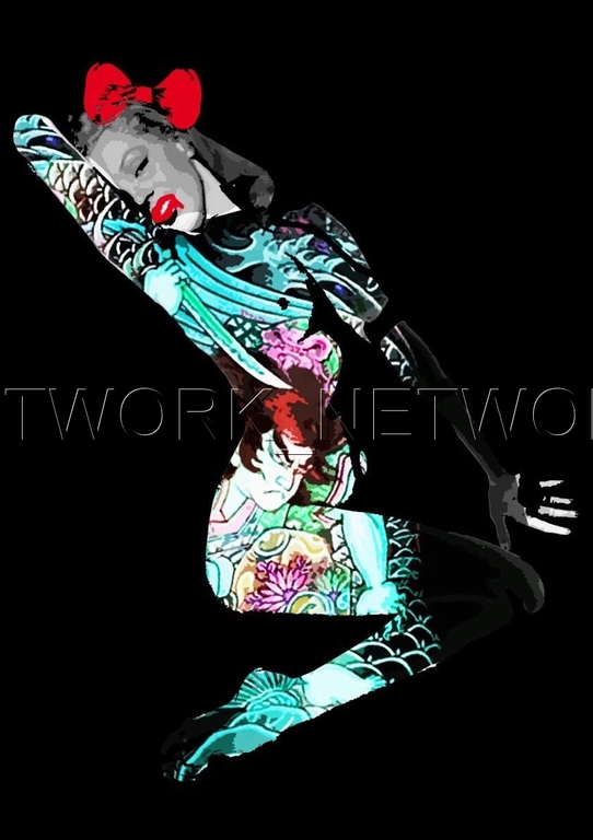DEATH NYC - "Monroe Tatoo Blue"- n° A/P - Signed with COA (Edition Artist Proof) kopen? Bied vanaf 1!