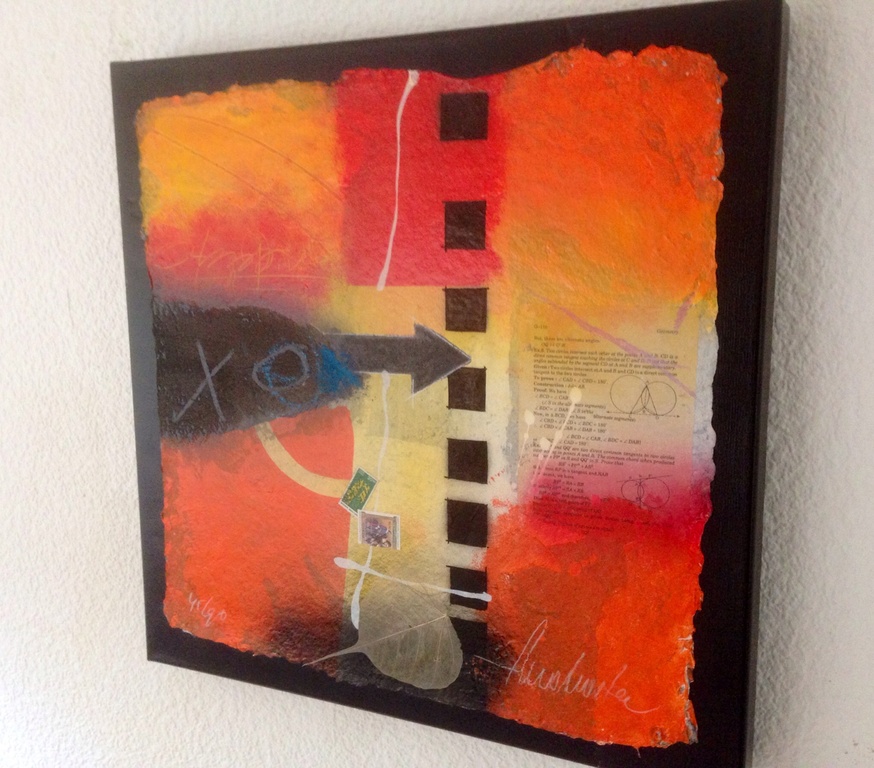 Theo koster, gemengde techniek , onderweg kopen? Bied vanaf 1!