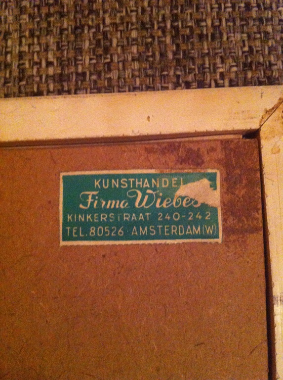 Prachtige bladschildering / India ca 1950 kopen? Bied vanaf 1!