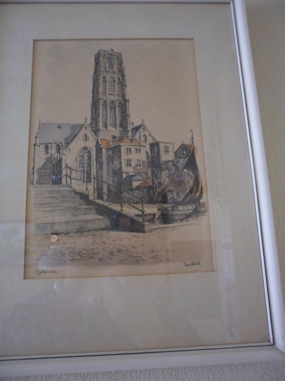 Bob Brobbel: Kleuren ets, Rotterdam. kopen? Bied vanaf 10!