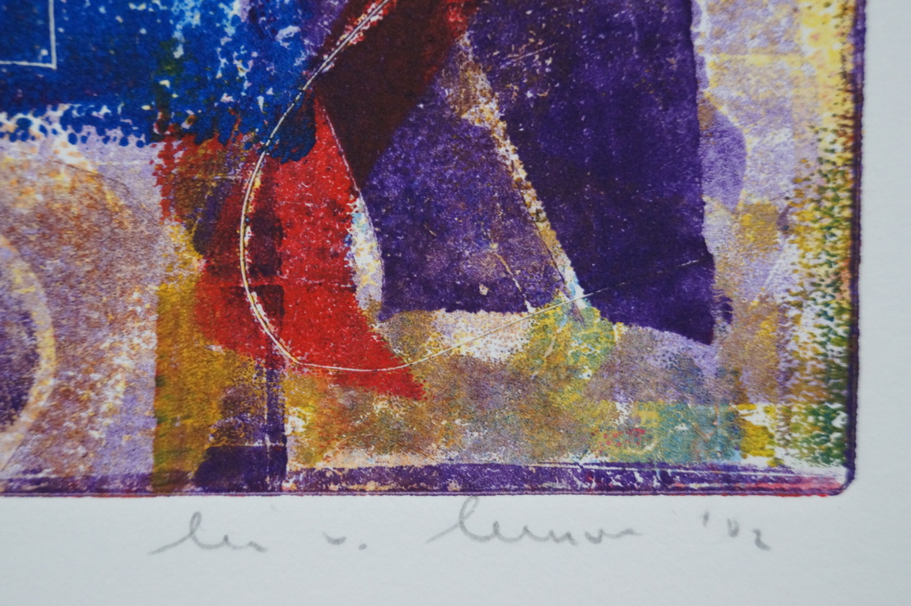 Lia van Leeuwen - gesigneerde ets - amphora kopen? Bied vanaf 15!