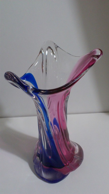Murano glazen vaas gesigneerd uit italy kopen? Bied vanaf 20!
