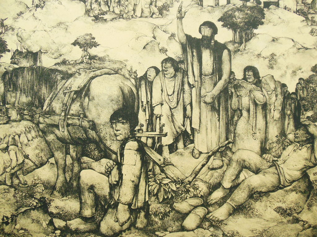 Willem van den Berg, Litho, Bijbelse voorstelling kopen? Bied vanaf 20!