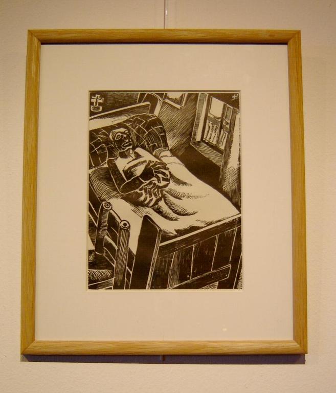 Jozef Cantré  -houtdruk kopen? Bied vanaf 1!