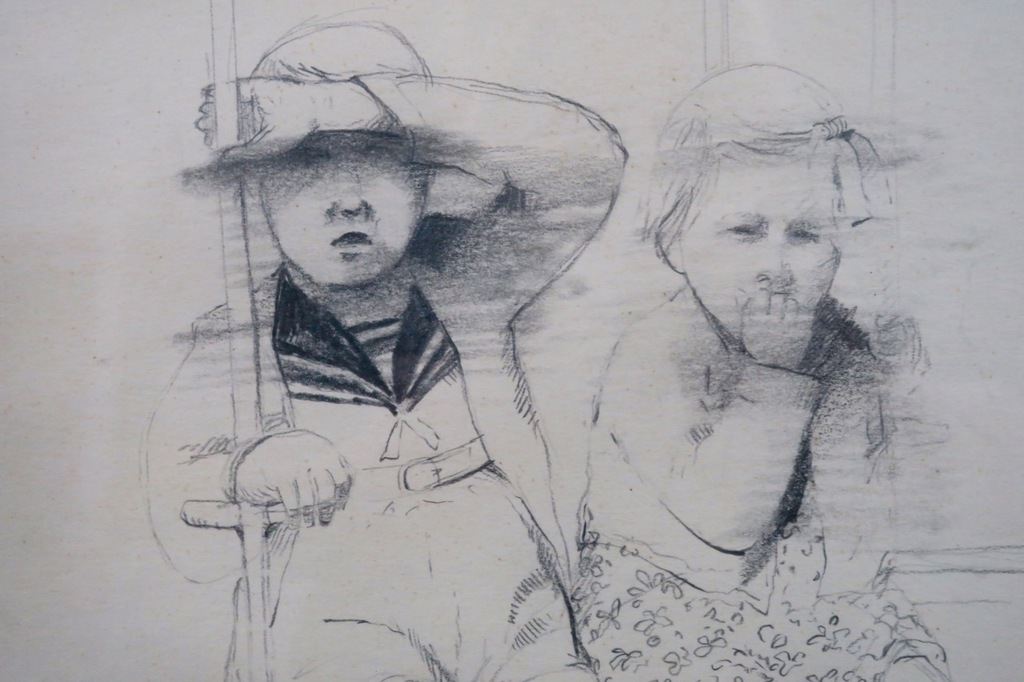 Jaap van der Pol: Tekening, 1942 Valkerveen - Ingelijst kopen? Bied vanaf 1!