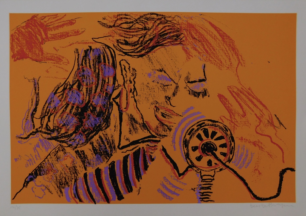 Dees de Bruyne - Kleurenlitho kopen? Bied vanaf 50!