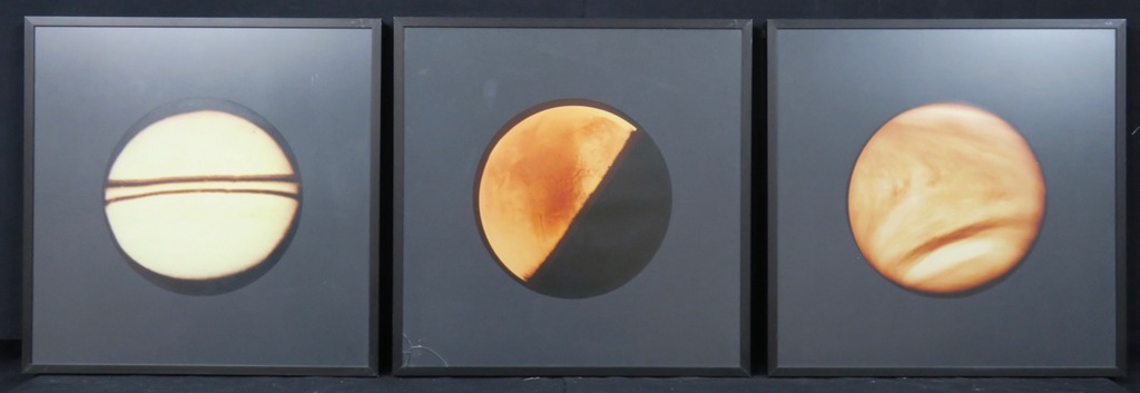 Onbekend ongesigneerd: Foto, Planeten - Ingelijst (Zesluik) kopen? Bied vanaf 1!