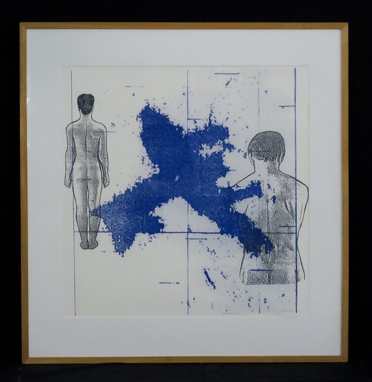 Anne Semler: Zeefdruk, Zonder titel - Ingelijst (groot) kopen? Bied vanaf 35!