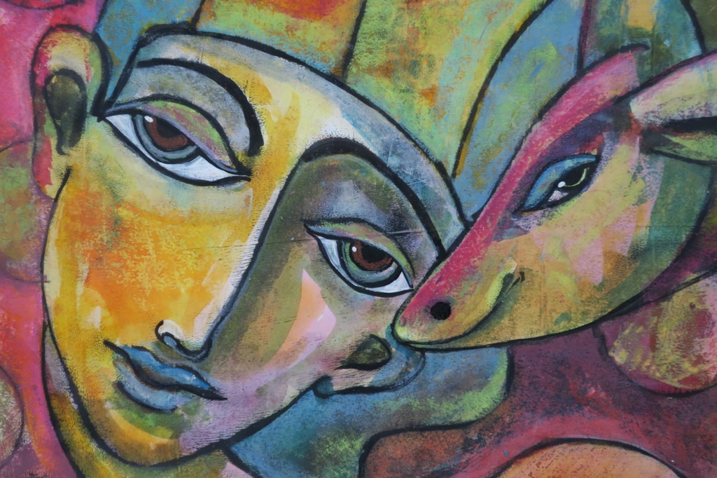 Franca Muller Jabusch: Gouache, Reebruine ogen - Ingelijst kopen? Bied vanaf 80!