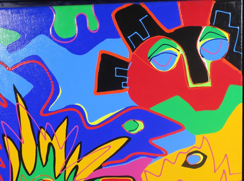 Marianne Naerebout: Acryl op doek, Z.T. - Ingelijst (Groot) kopen? Bied vanaf 450!