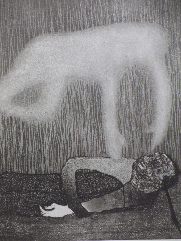 Harry van Kruiningen, The Fall of the House of Usher, Litho kopen? Bied vanaf 1!