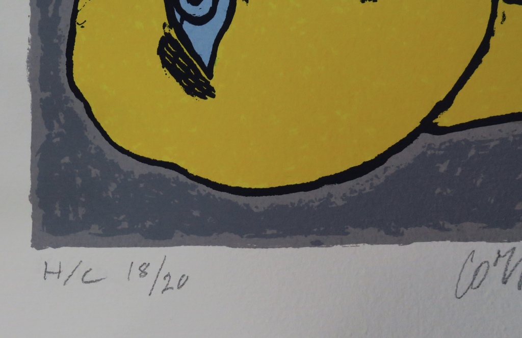 Corneille: Portfolio met 3 zeefdrukken in bijbehorende map, Triologie Tropicale kopen? Bied vanaf 200!