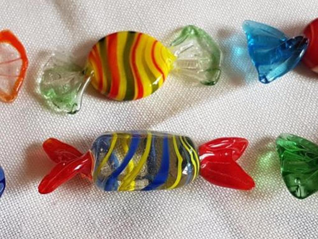 Snoep glas-Murano Venezia lot van 6 pz kopen? Bied vanaf 1!