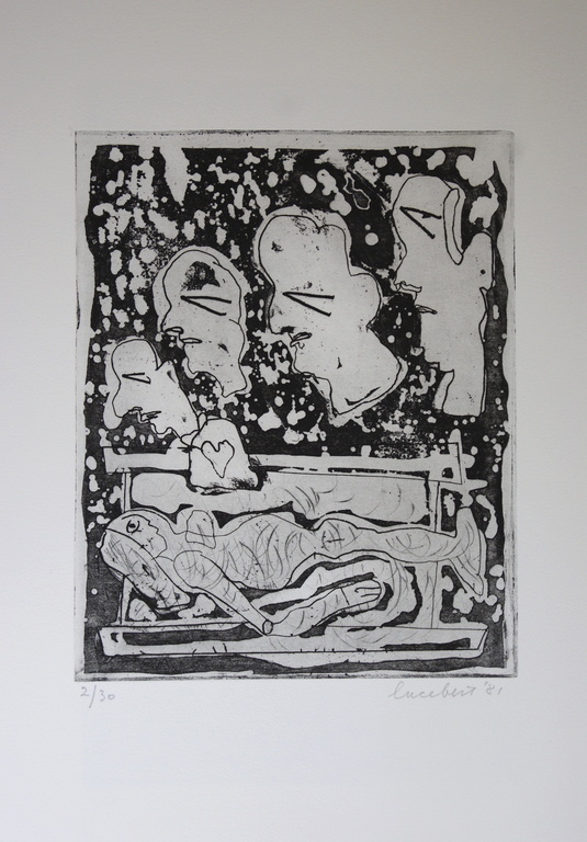 Lucebert, ets (kleine oplage: totaal 40) kopen? Bied vanaf 145!