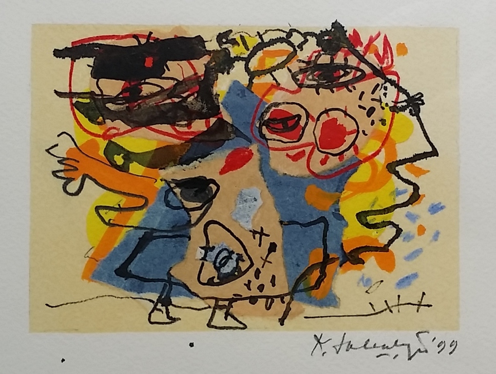 Kees Salentijn - Gouache op papier kopen? Bied vanaf 125!