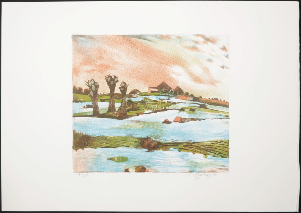 Nicolaas Wijnberg: Litho, Landschap I  kopen? Bied vanaf 1!