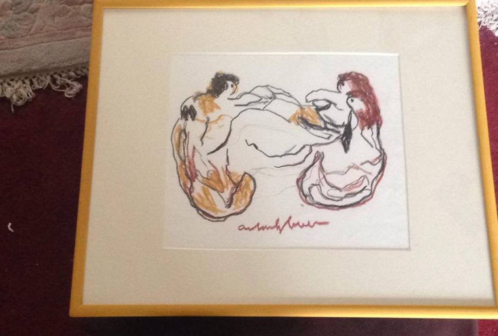  Anton heyboer zijn vrouwen met kleur krijt verkocht voor € 130!