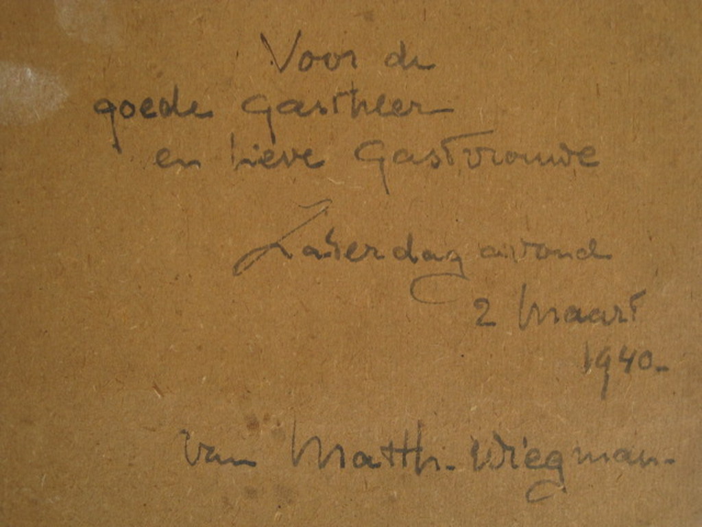 Matthieu Wiegman 1886-1971 Bergense School 1940 aquarel "kruisiging" gesigneerd  kopen? Bied vanaf 1!