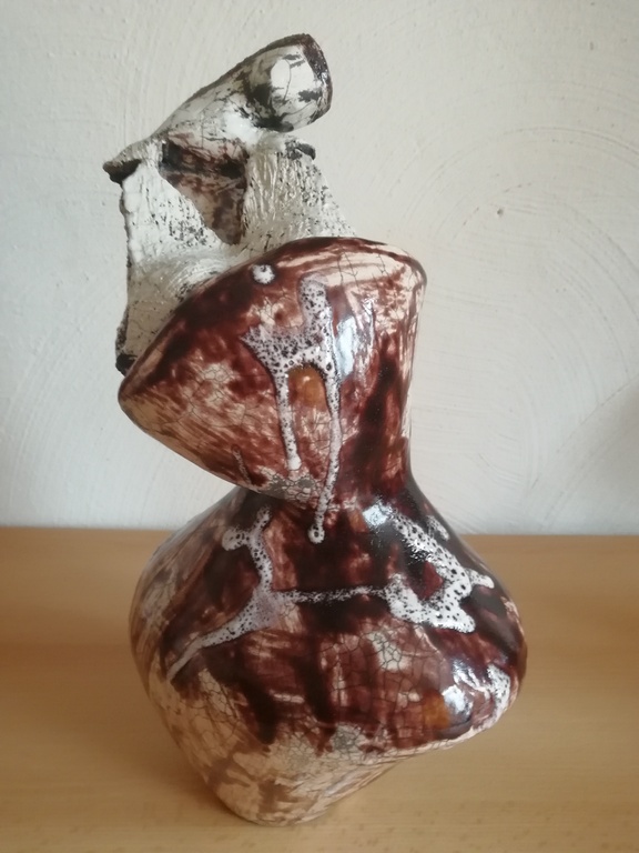 antieke keramiek vaas - Brussels keramiek - periode circa 1930 - Brussel Belgie kopen? Bied vanaf 30!