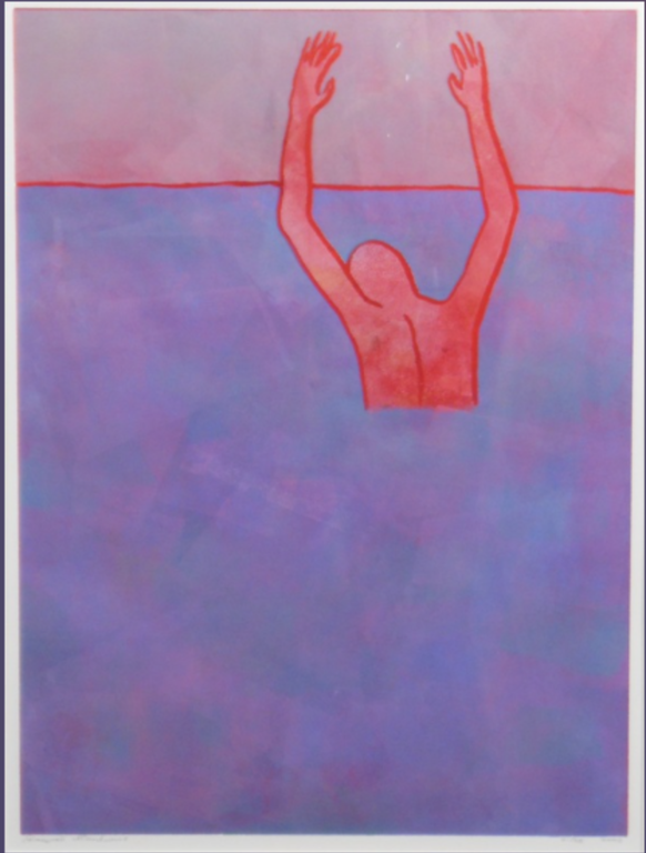 Raquel Maulwurf: Lino, Zwemmen -Ingelijst kopen? Bied vanaf 40!