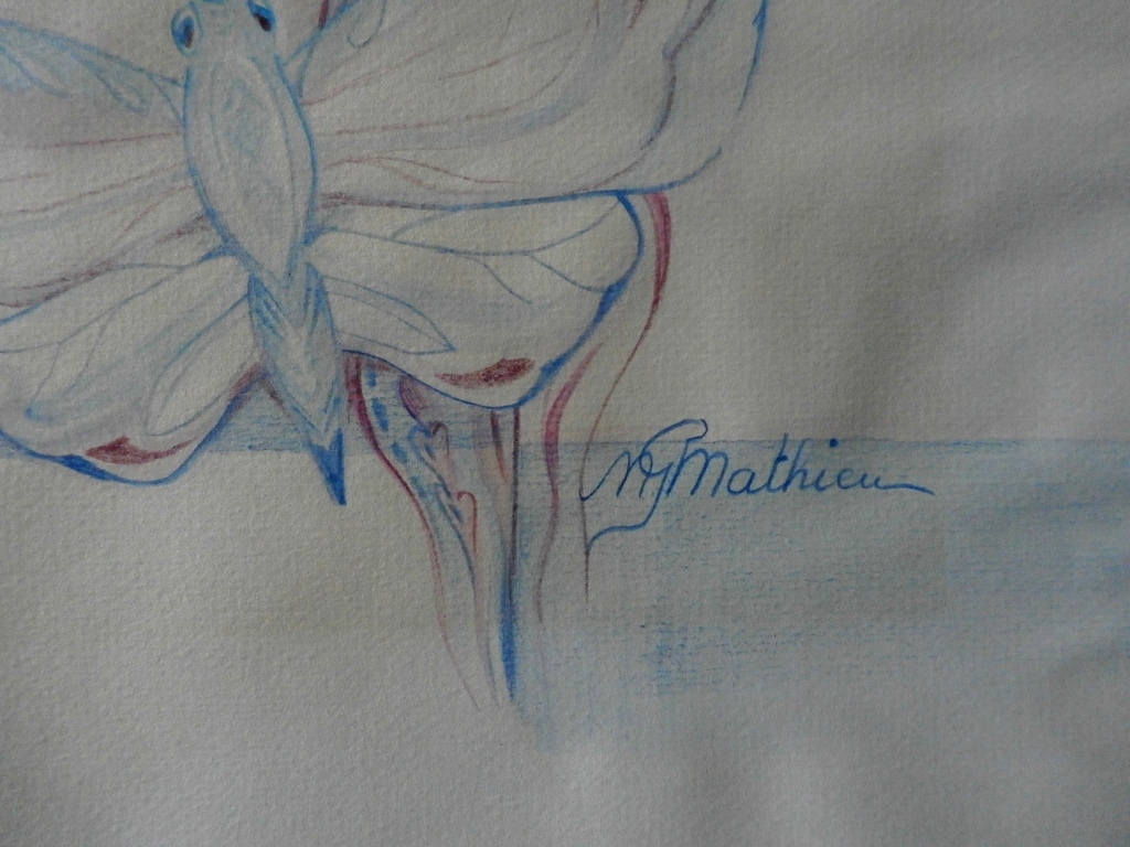 N.G. Mathieu - aquarel  kopen? Bied vanaf 1!