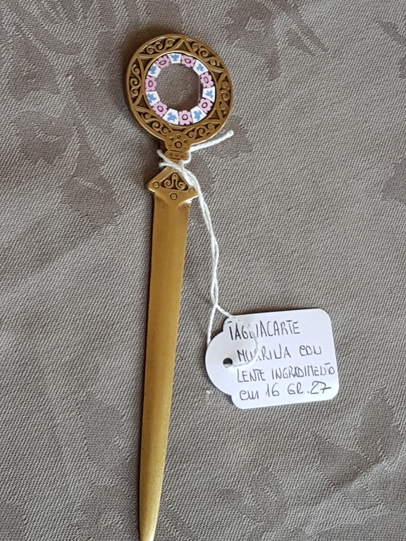 Open envelop met vergrootglas en Murrina veneziana kopen? Bied vanaf 17!