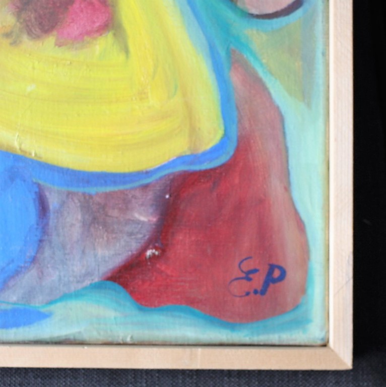Evelyne Pommier (1952-1978), Een Walvis, olieverf op doek, 1976 kopen? Bied vanaf 100!