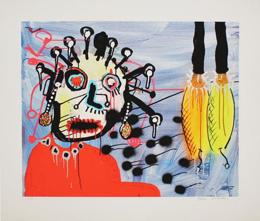 Paul Kostabi, Glicee, "Grazing" verkocht voor € 35!