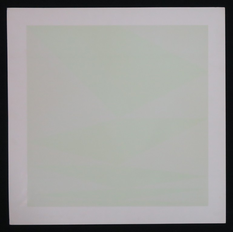 Peter Struycken: Zeefdruk, Z.T. (lichtgroen) kopen? Bied vanaf 1!