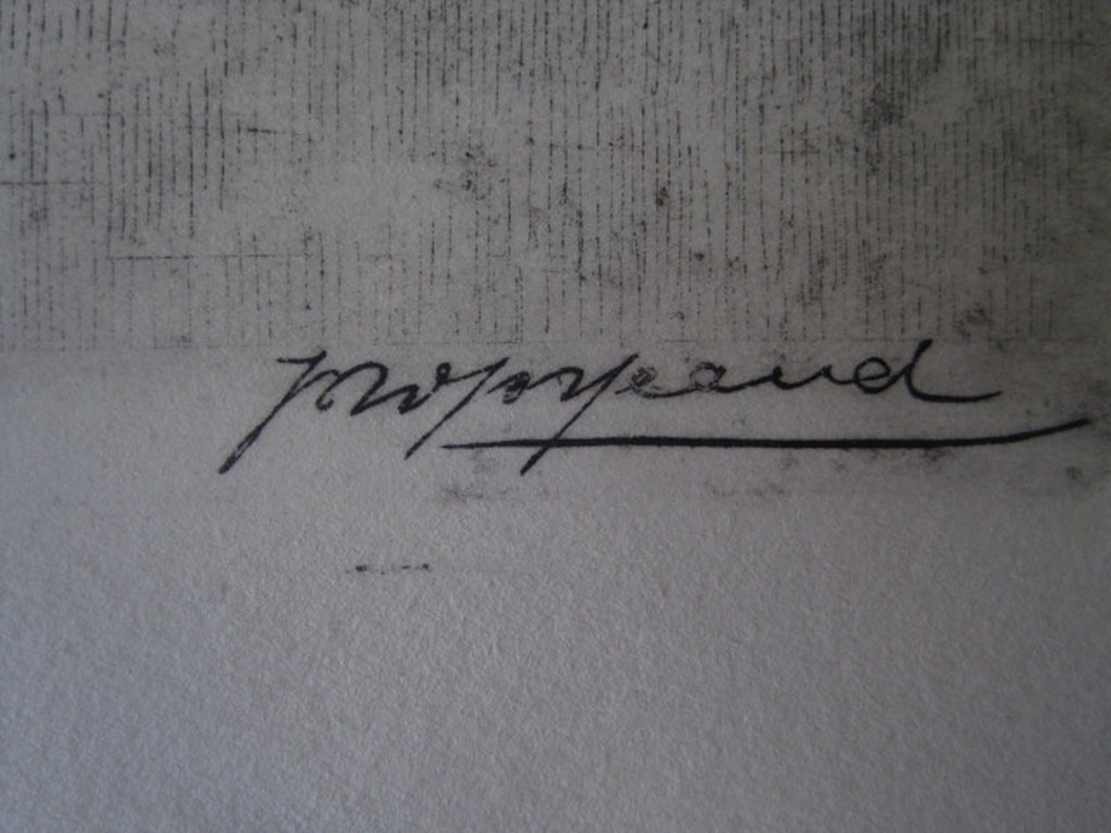 Knappe Ets "Montelbaanstoren Amsterdam" van Johannes Josseaud 1880-1935 kopen? Bied vanaf 1!