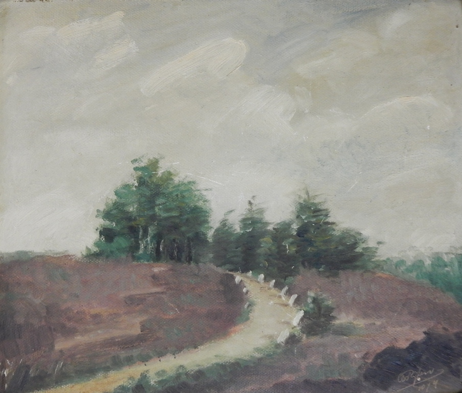 Onbekende kunstenaar - Olieverf, 1914, gesigneerd kopen? Bied vanaf 1!