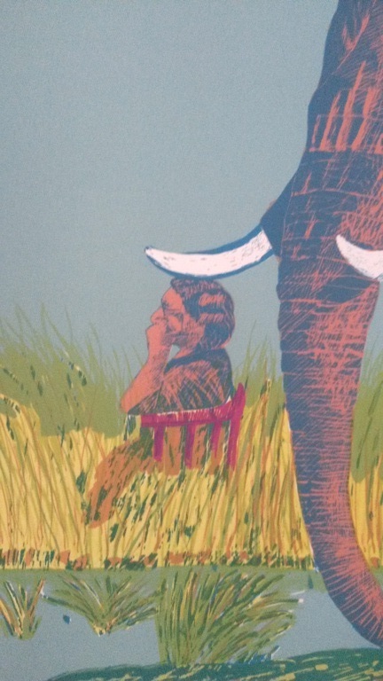 Antonio Segui - LAATSTE KEER AANGEBODEN - Antonio Seguí - L' éléphant à la marée - 1973 kopen? Bied vanaf 10!