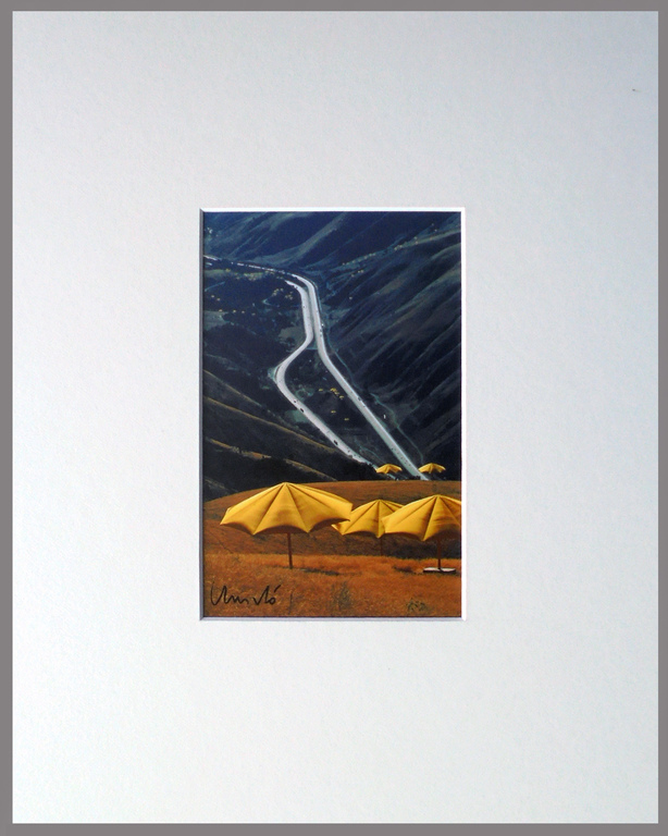 Christo - Project The Umbrellas Japan - USA 1984-1991 - artcard - handgesigneerd kopen? Bied vanaf 55!