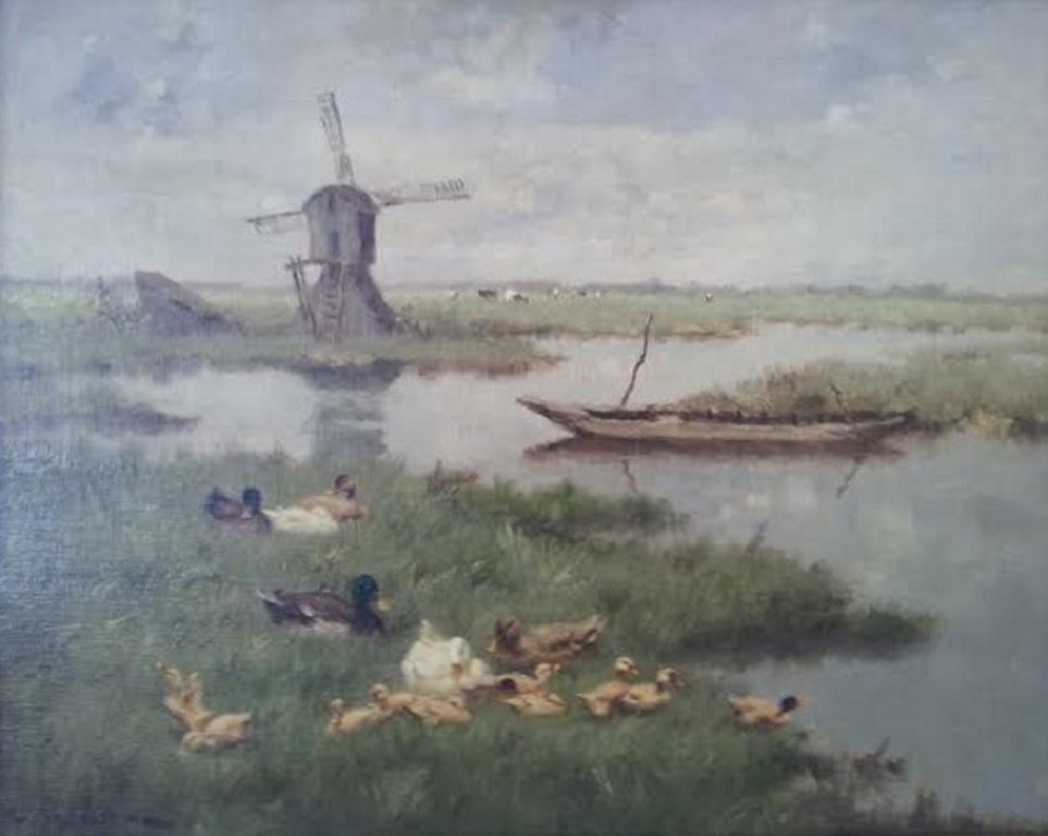 Eenden familie aan het water kopen? Bied vanaf 335!