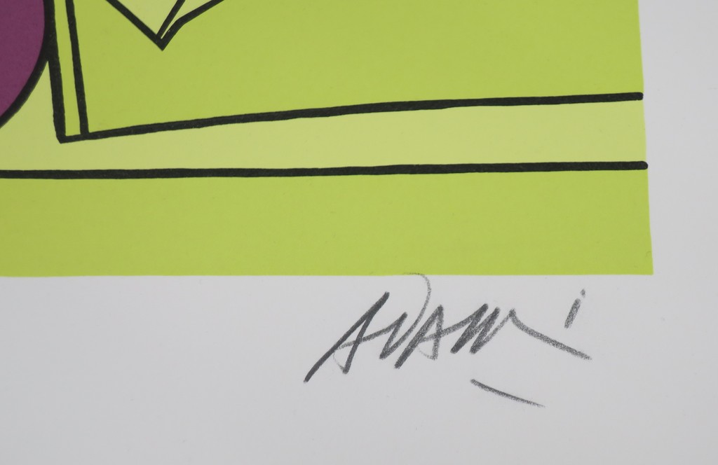 Valerio Adami: Zeefdruk, Studio per fantasia per violino kopen? Bied vanaf 80!