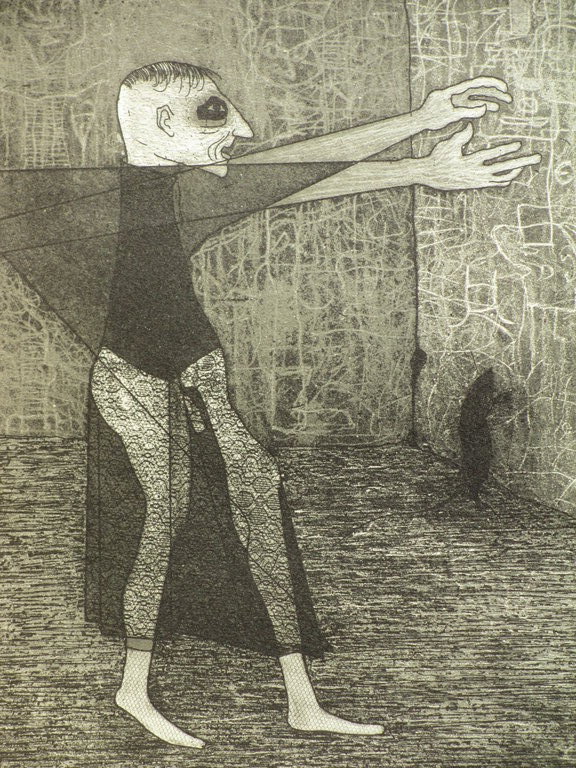 Harry van Kruiningen, The Pit and the Pendulum, Litho kopen? Bied vanaf 1!