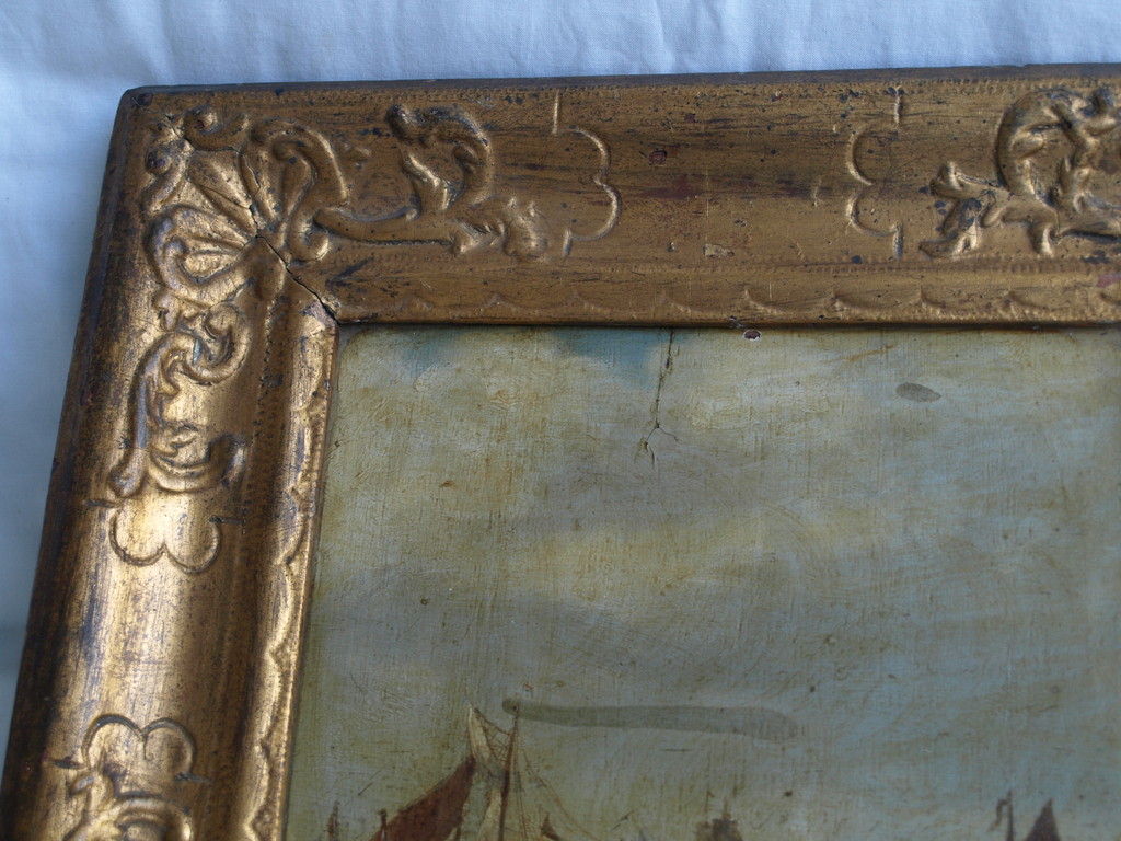 Willem Carl Tengeler : Olieverf op paneel, Vissersboten, Ingelijst - 1826  kopen? Bied vanaf 50!