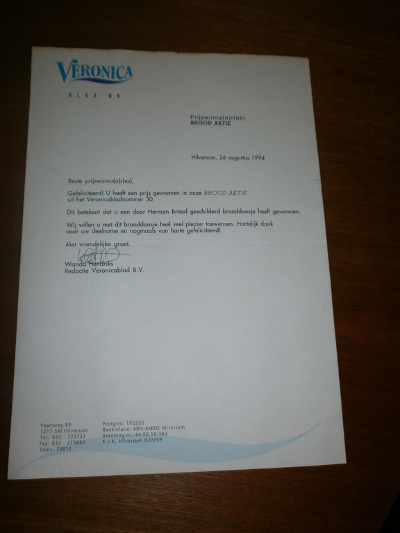 Herman Brood "Broodtrommel"  kopen? Bied vanaf 300!