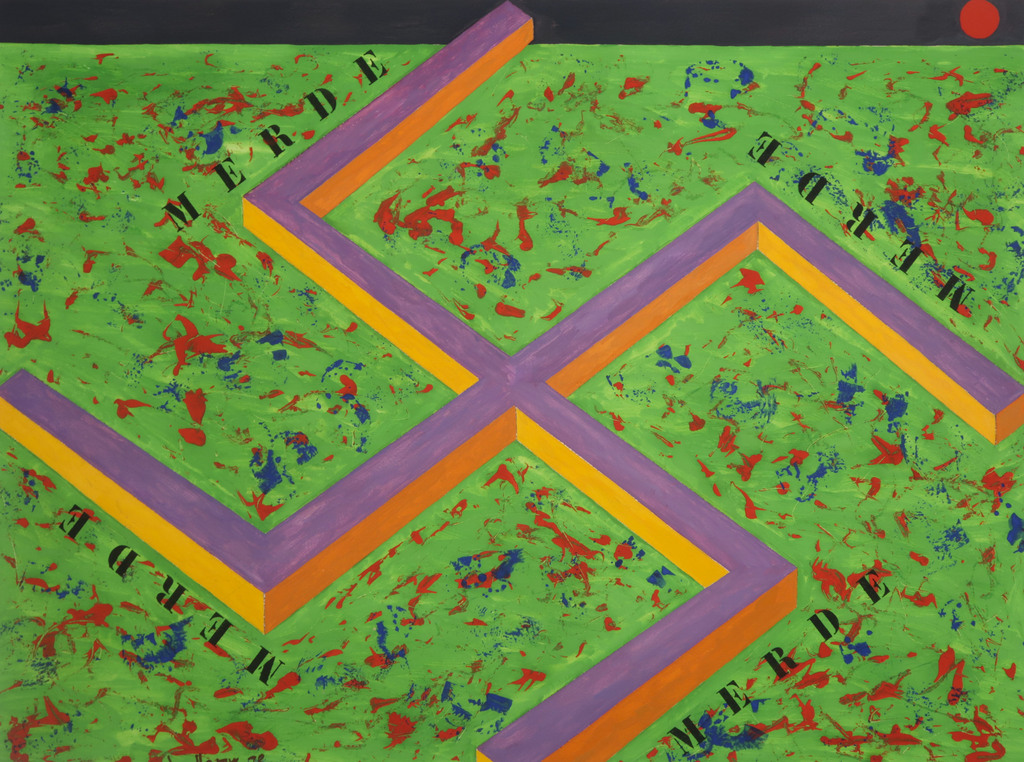 Jan van Holthe: Acryl op papier, Merde 5 kopen? Bied vanaf 1!