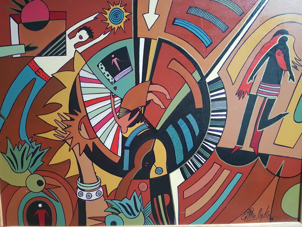 Onbekend - Acryl op board - Modern Pop art schilderij kopen? Bied vanaf 1!