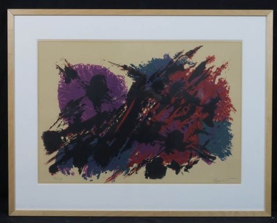 Alfred Manessier: Litho, Vietnam - Ingelijst kopen? Bied vanaf 100!