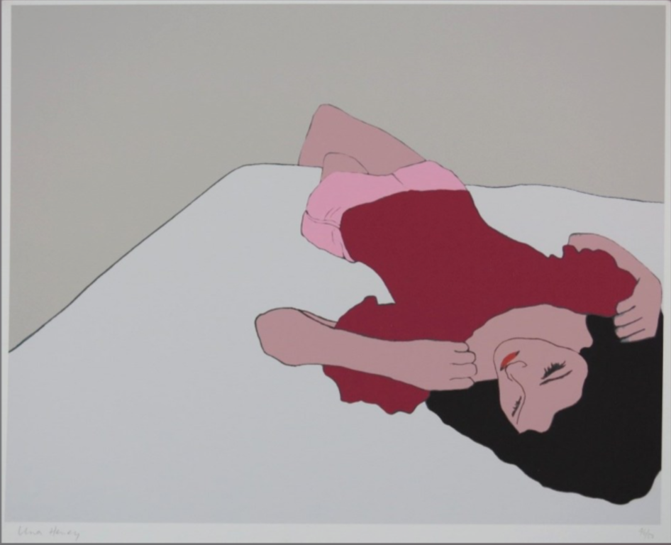 Una Henry: Piezografie, Girl on bed kopen? Bied vanaf 35!