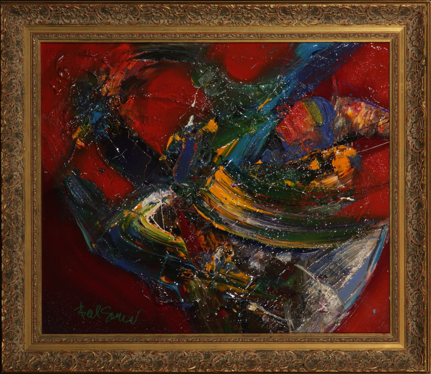 Bert Smidt: Acryl op doek, Z.T. - Ingelijst kopen? Bied vanaf 80!