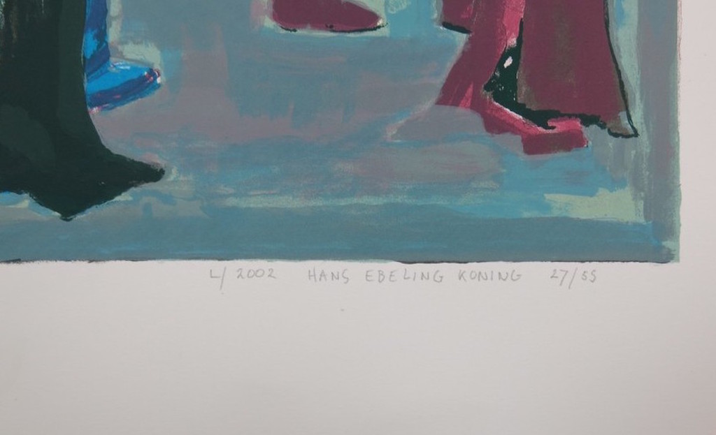 Hans Ebeling Koning: Zeefdruk, Bos L kopen? Bied vanaf 1!