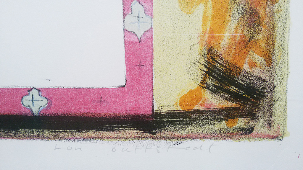 Lon Buttstedt - Fire, sacred stone, nine okra’s, litho (mooi ingelijst, groot) kopen? Bied vanaf 50!