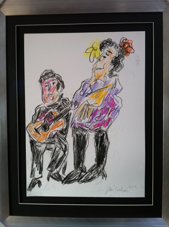 JAN SIERHUIS Originele tekening 2012 ( CoBrA ) kopen? Bied vanaf 1!